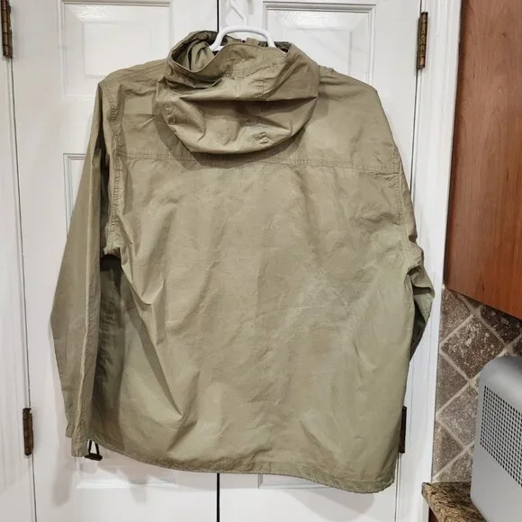 Filson Lightweight Waxed Anorak - Large - Grey Khaki - Picture 10 of 16